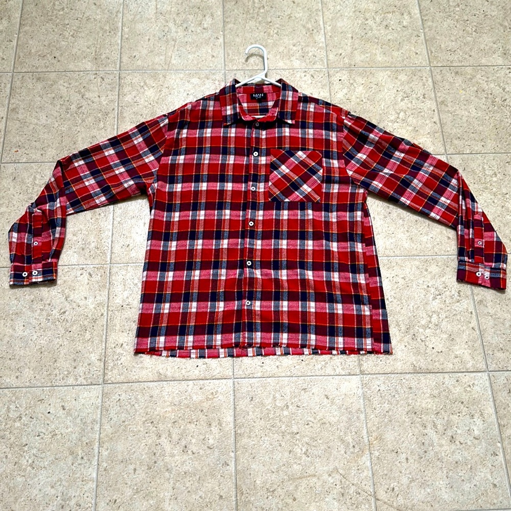 Red Oversized Flannel